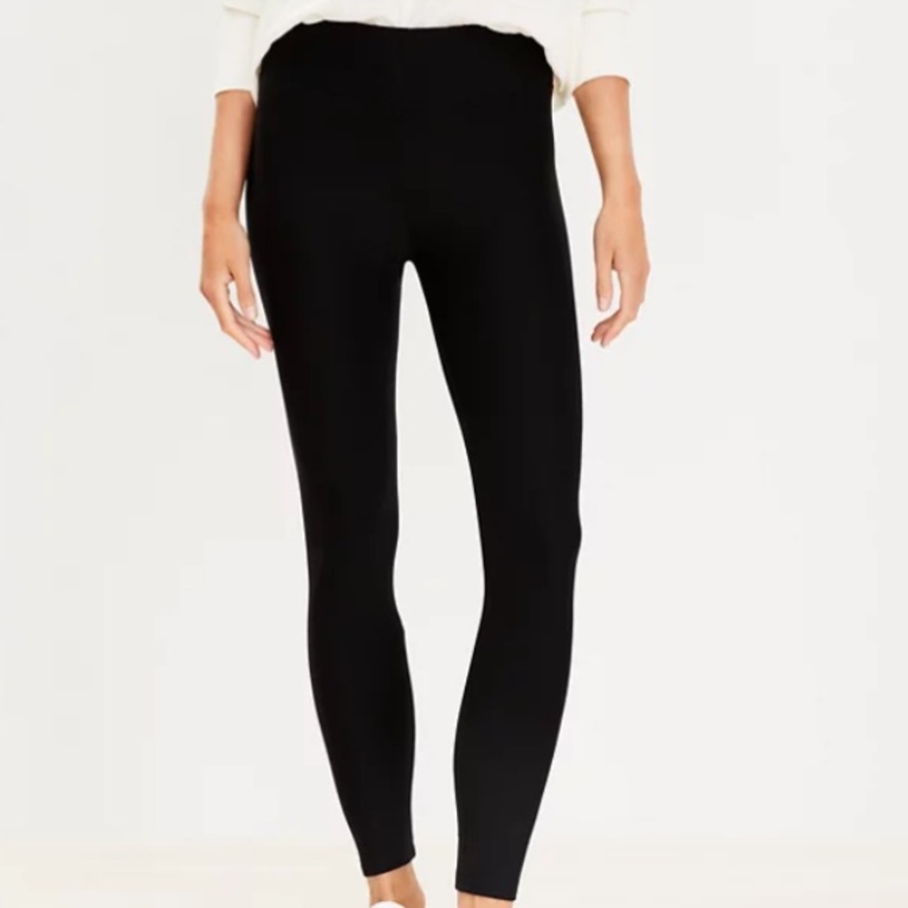 Lou & Grey Loft Fleece Black Leggings